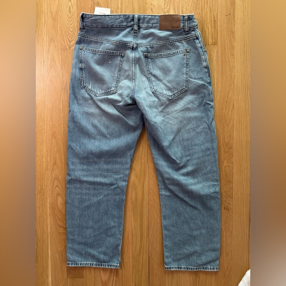 NWT Madewell Dean Easy Straight Jean - Curvy Fit 24P - Picture 5 of 7
